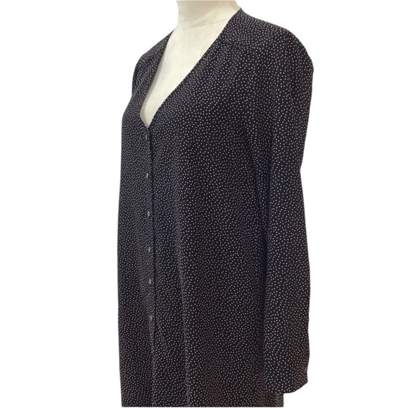 J Crew Black White Polka Dot Shift Dress  Size XS - Picture 6 of 11